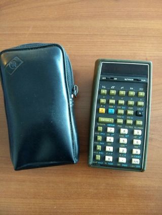Vintage Hp - 67 Programmable Calculator.  With Leatherette Case