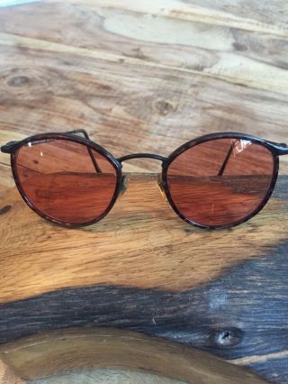 Vintage Giorgio Armani 638 Dark Tortoise Sunglasses Eyeglasses Frames Italy
