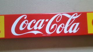 Vintage Buvez COCA - COLA Glace ' Porcelain Push Door Bar Coke Sign French Canadian 3
