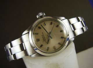 Ladies ROLEX Oyster Perpetual Stainless Steel Watch Ref.  6618. 3