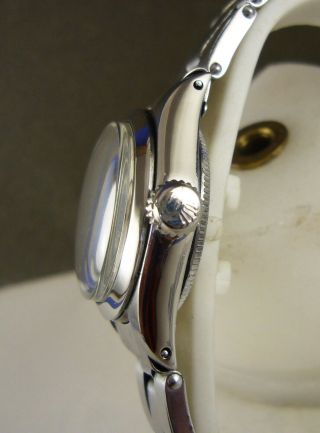 Ladies ROLEX Oyster Perpetual Stainless Steel Watch Ref.  6618. 4