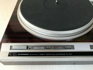PIONEER PL - 707 Direct Drive VINTAGE 1983 Full - Automatic JAPAN Record Player EX, 8