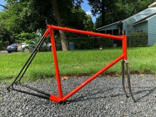 Ciocc 80s Vintage Steel Frame And Fork 61cm Vibrant Orange