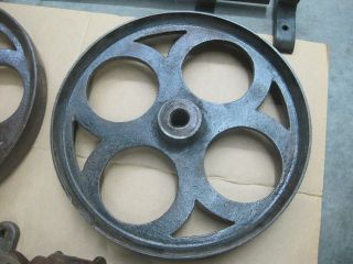 Vintage Antique Industrial Steel Metal Factory Cart Coffee Table Caster Wheels 5