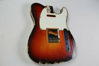 Mjt Official Custom Vintage Age Nitro Guitar Body Mark Jenny Vtt Sunburst Bound