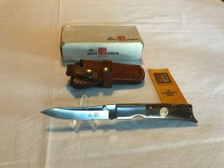 Vintage Al Mar Gunstock 8501 Folding Knife,  Seki Japan