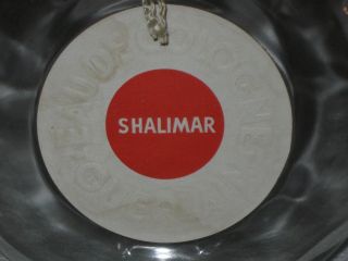 Vintage Guerlain Shalimar Perfume Bottle & Glass Stopper Cologne 16 OZ - 10 