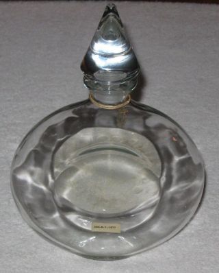 Vintage Guerlain Shalimar Perfume Bottle & Glass Stopper Cologne 16 OZ - 10 