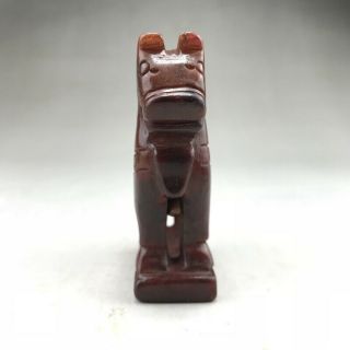 Chinese natural jade pure hand - carved horse sculpture. 2