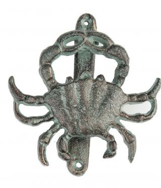 Crab Shaped Door Knocker Cast Iron 5 Inches