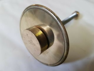 53mm Cast Brass Door Knocker Strike Plate Striker Old Vintage C1920 Large