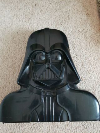 Vintage Darth Vader Storage Case With Action Figures