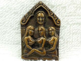 Phra Khun Phaen Love 3 Lady Thai Magic Amulet For Lucky Charm Pendant