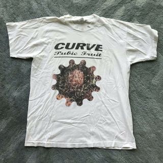 Vintage 1992 Curve Pubic Fruit True Vintage Tshirt Band Shirt Single Stitch