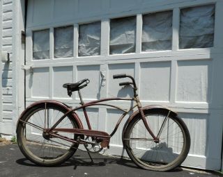 Wasp Chicago Schwinn Bicycle - ANTIQUE/VINTAGE 1952 (LOCAL) 2