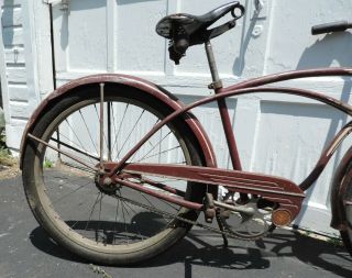 Wasp Chicago Schwinn Bicycle - ANTIQUE/VINTAGE 1952 (LOCAL) 3
