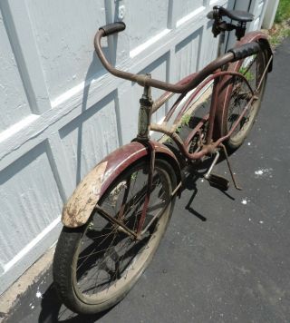 Wasp Chicago Schwinn Bicycle - ANTIQUE/VINTAGE 1952 (LOCAL) 4