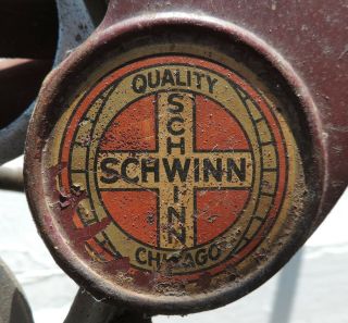 Wasp Chicago Schwinn Bicycle - ANTIQUE/VINTAGE 1952 (LOCAL) 8