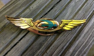 Vintage Frontier Airlines Stewardess Wings Named