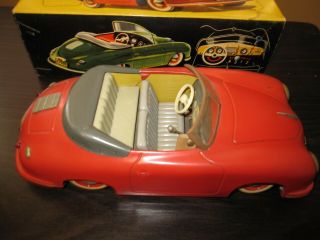 Vintage Red Distler Electromatic 7500 Porsche Convertible Germany Box Key Fob 10