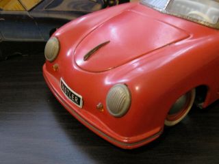 Vintage Red Distler Electromatic 7500 Porsche Convertible Germany Box Key Fob 7