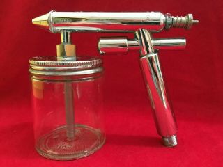 Rare - Vintage Wold 42132 Cf Airbrush Chrome Spray Gun Chicago -
