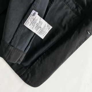Authentic Stone Island Raso Gommato Black Coat Jacket Vintage Style size Large L 8