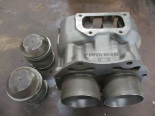 John Deere Styled B 5 - 2 Power Block With Pistons Ready To Go Antique Tractor