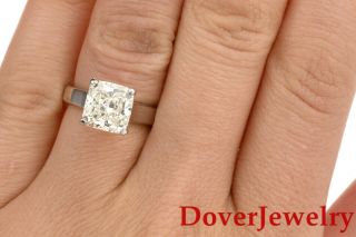 3.  38ct Scott Kay Natural Diamond Platinum Solitaire Engagement Ring Nr