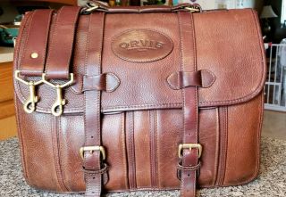 Vintage Orvis Leather Orvis/gokey Briefcase
