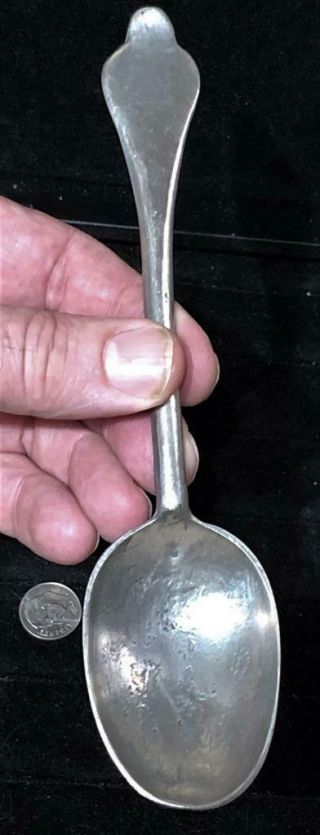 Antique Pewter Dog Nose Spoons,  Probably English,  c 18th Century 4