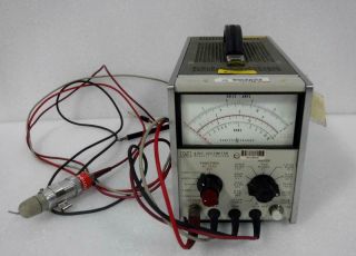 Vintage Hewlett Packard 410C Voltmeter with Leads and Power Cable 2