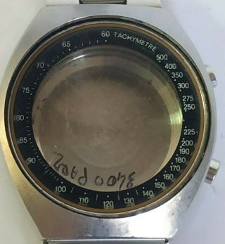 Vintage Omega chronograph 1045 ref - 176.  0012 case & pushers parts 2