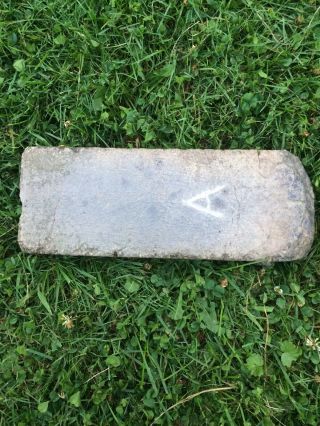 Antique Brick Very Long With Sideways Large “a” Anderson Bros Taylorville,  Ill