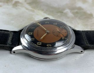 Vintage Longines Sei Tacche Bullseye Two - Tone Wristwatch Cal.  12.  68 NR 6