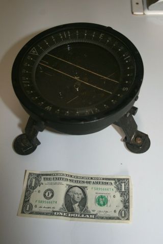 Wwii Vintage Us Army Air Force Type D - 12 Navigational Compass Dated 1943
