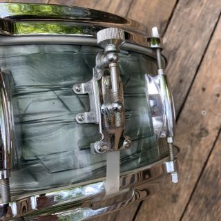 Vintage Gretsch Snare Drum 1950 ' s Caixa Midnight Blue 10