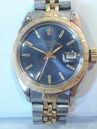 Rolex Oyster Perpetual Date Wrist Watch For Women