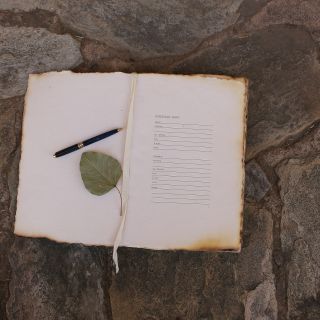 Handmade Sketch Book,  Ancient Map Art,  Eco - Friendly,  Acid - Paper 3