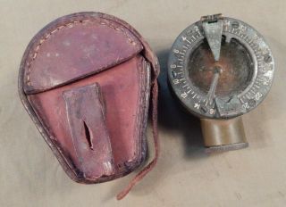 Wwi / Ww1 U.  S.  Army Marching Compass,  Mark Vii,  Model D - 1 With Case