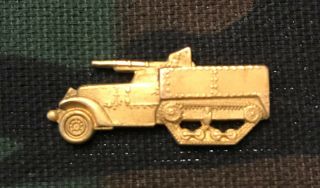 Wwii Us Army Tank Destroyer Corps Officer Branch Insignia; Ns Meyer Marked