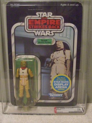 Vintage Star Wars Bossk AFA 70 Kenner 1981 ESB 45 Back 6