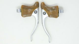 CAMPAGNOLO NUOVO RECORD BRAKE LEVERS PANTO COLNAGO MEXICO VINTAGE 70s 80s 3