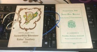 1910 1912 Irish Portland Maine Ancient Order Of Hibernians Aoh Chandler 