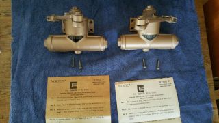 Vintage Norton Pot Belly Door Closer - Industrial Steampunk M48 Bronze Rh & Lh