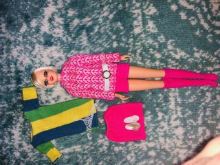 Vintage Twiggy Barbie Doll Knit Now Francie 6