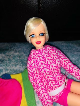 Vintage Twiggy Barbie Doll Knit Now Francie 7