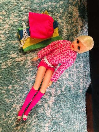 Vintage Twiggy Barbie Doll Knit Now Francie 8
