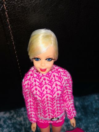 Vintage Twiggy Barbie Doll Knit Now Francie 9