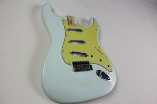 Mjt Official Custom Vintage Age Nitro Guitar Body By Mark Jenny Vts Sonic Blue